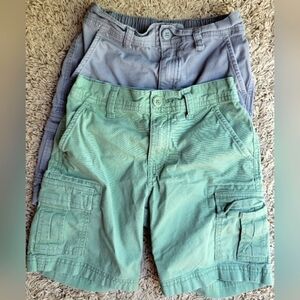 Art Class Boys Utility Green and Gray Cargo Shorts Bundle for Casual Wear/Size(6